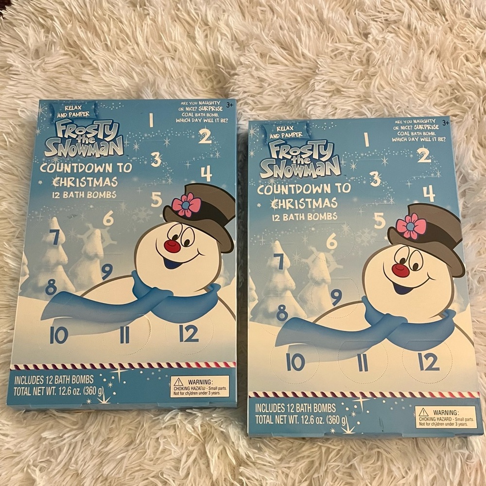 Frosty the Snowman Countdown to Christmas Bath Bombs